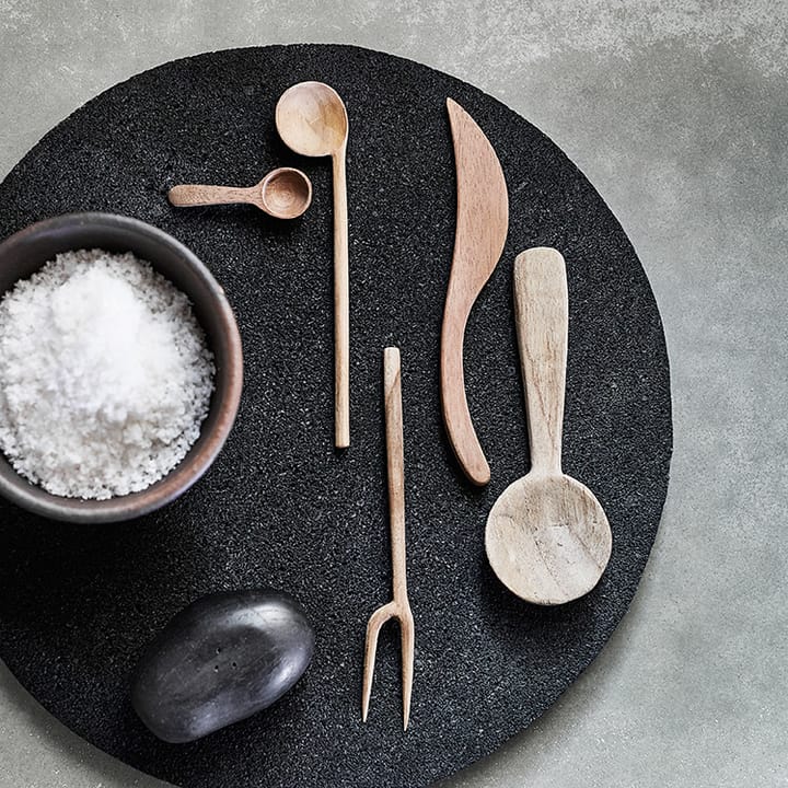 4 Cucharas de sal en teca Muubs, Natural MUUBS