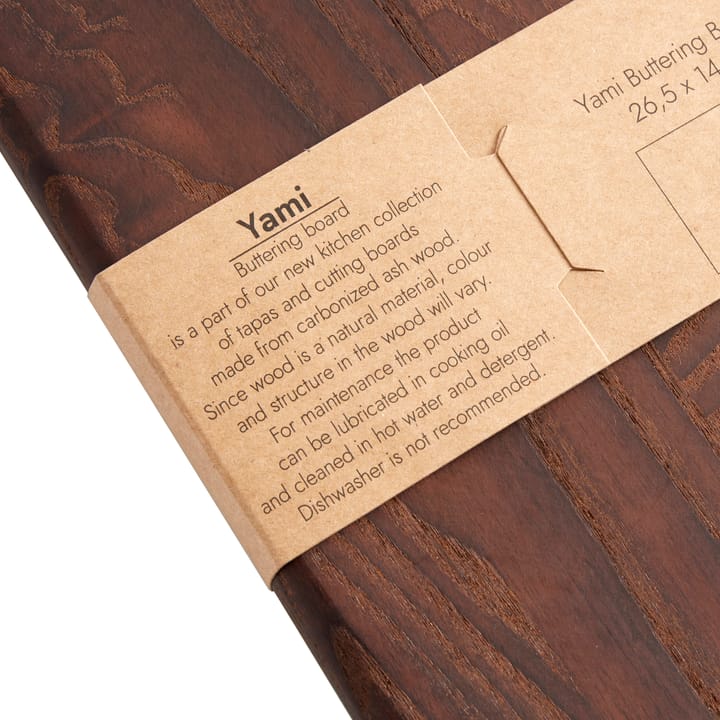 Bandeja de servir Yami 14x26,5 cm, marrón MUUBS