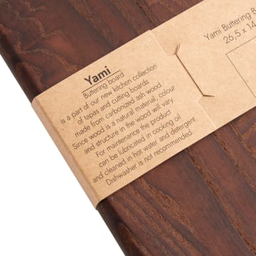 Bandeja de servir Yami 14x26,5 cm - marrón - MUUBS