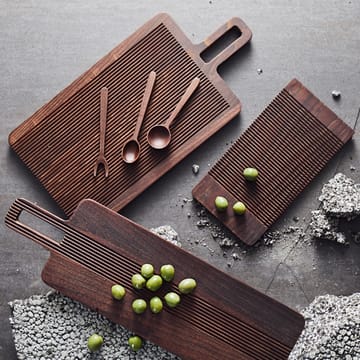 Bandeja de servir Yami 14x26,5 cm - marrón - MUUBS