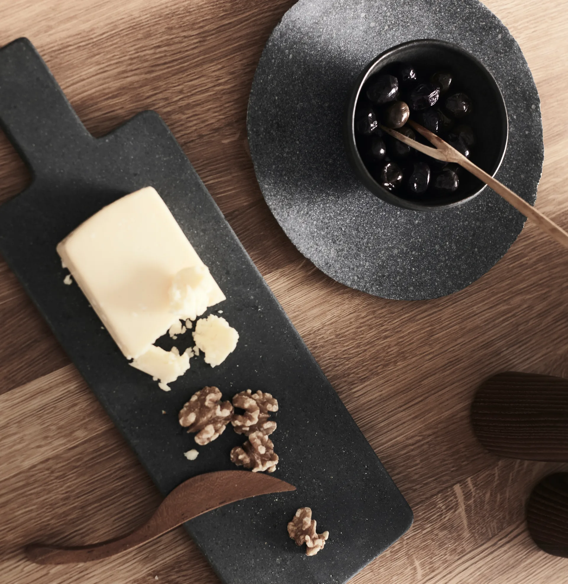 Bandeja para tapas Valley 12x37 cm, Piedra natural MUUBS