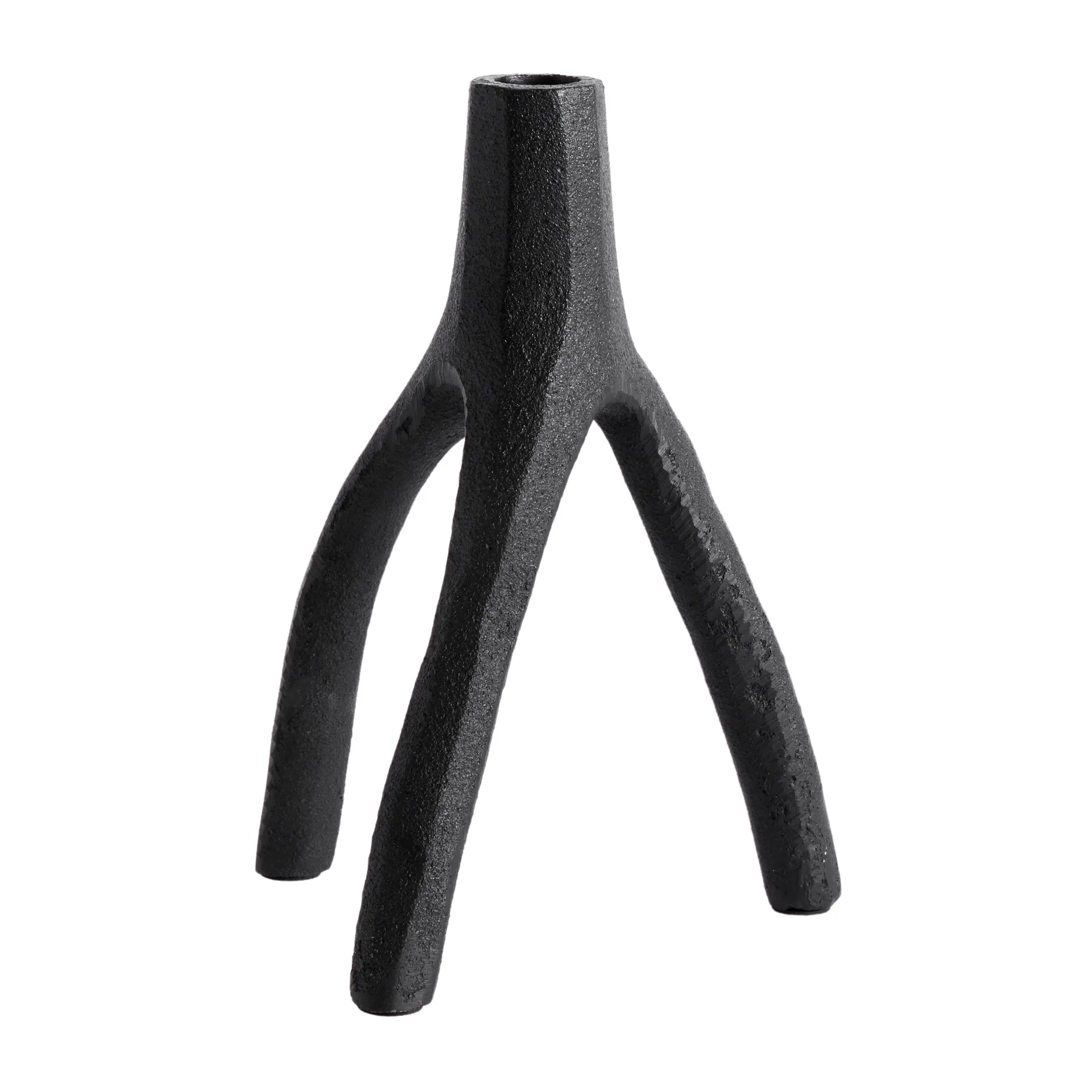 Candelabro Aion XL 22 cm, negro MUUBS