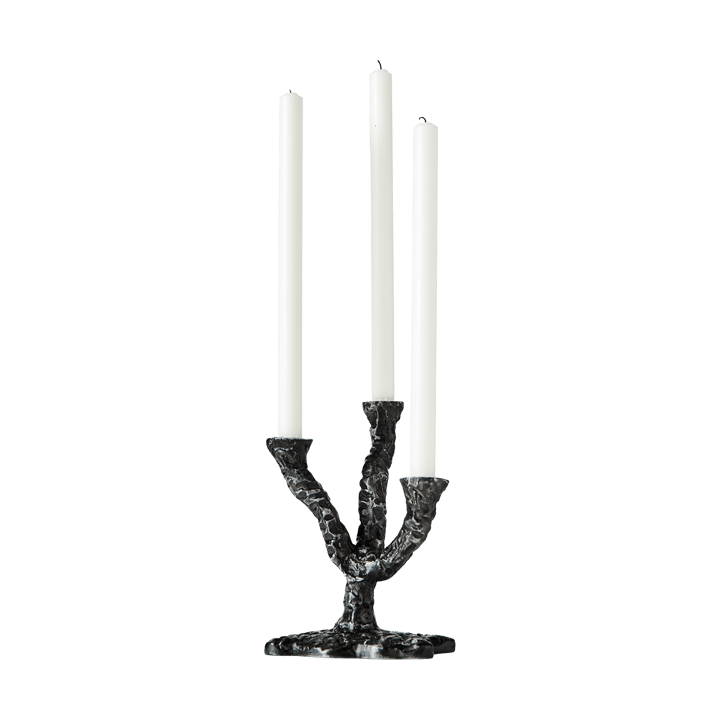 Candelabro Ava 22 cm, Gris antiguo MUUBS