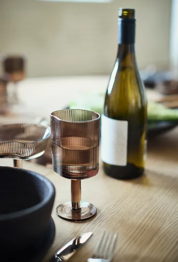 Copa de vino tinto Ripe 29,5 cl - Smoked brown - MUUBS