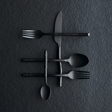 Cubertería Uta 16 piezas - Matt black - MUUBS