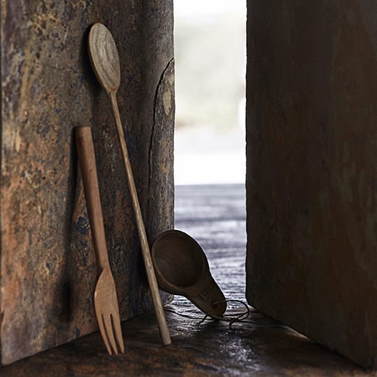 Cuchara de café latte Muubs 20 cm, natural MUUBS