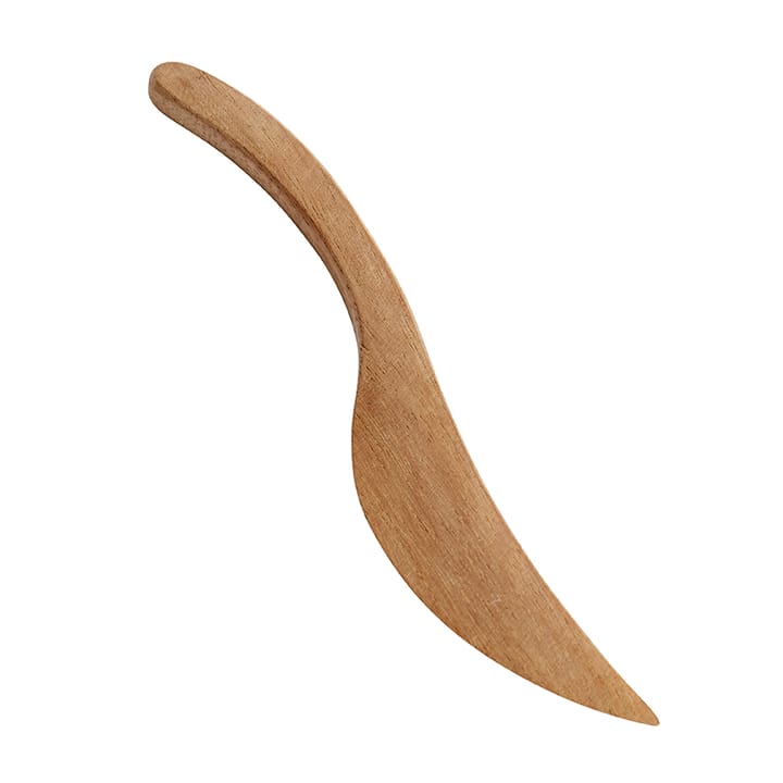 Cuchillo mantequilla Muubs teca - natural - MUUBS