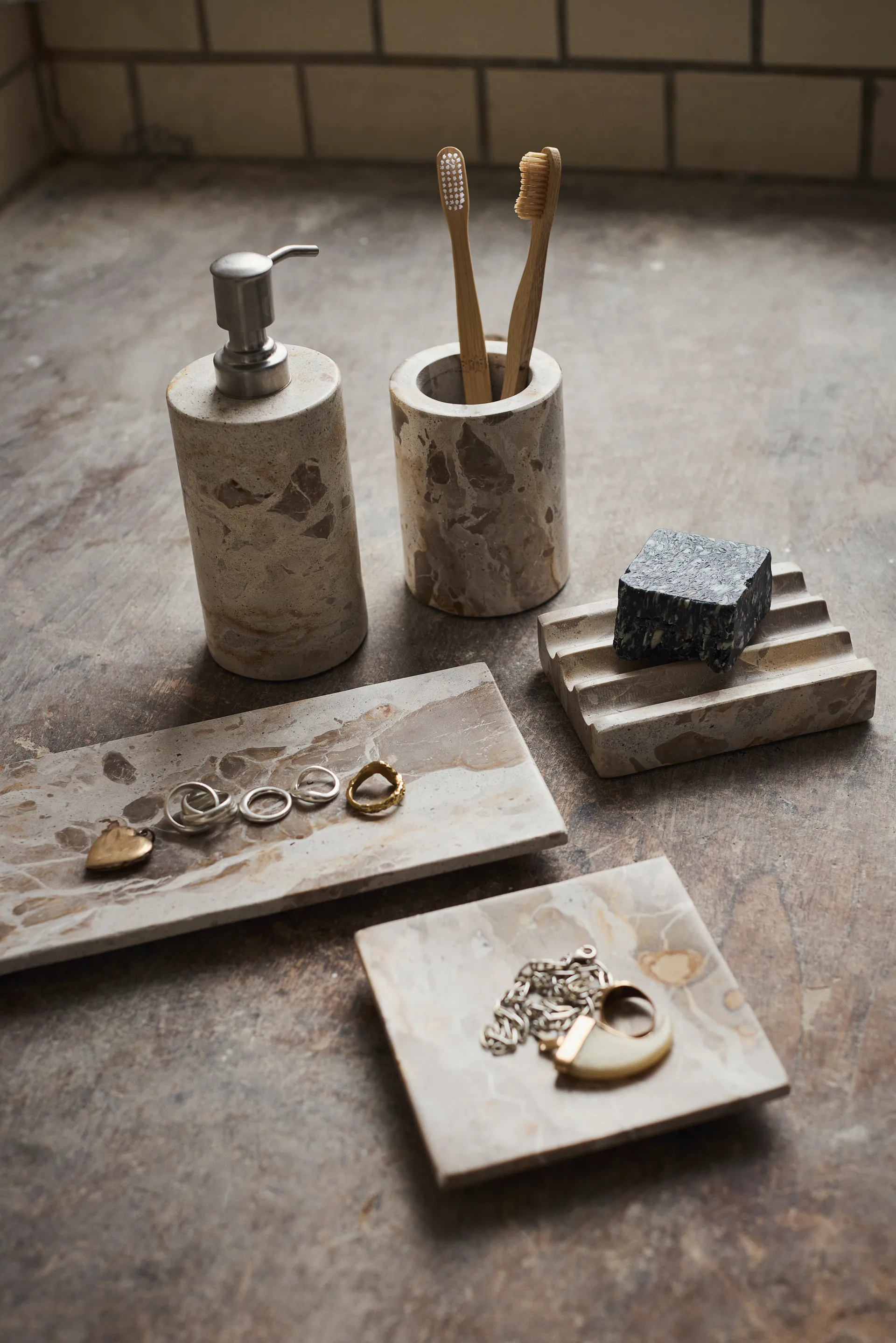 Dispensador de jabón Vita, Seashell MUUBS