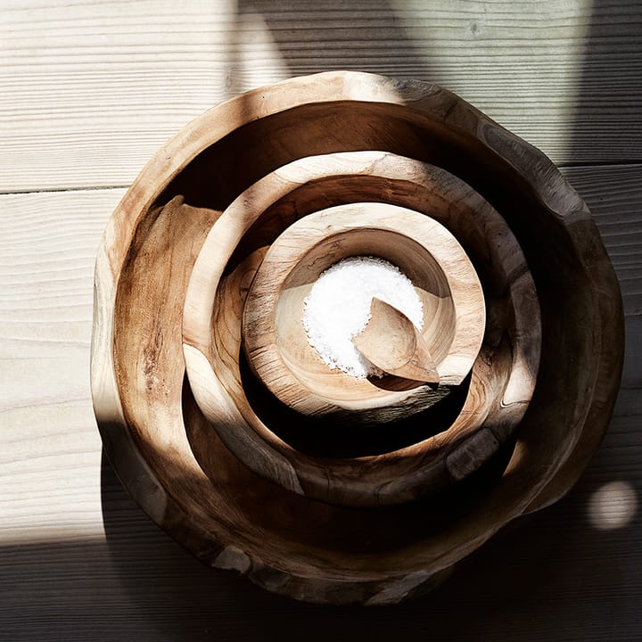Ensaladera Muubs teca 30 cm, natural MUUBS