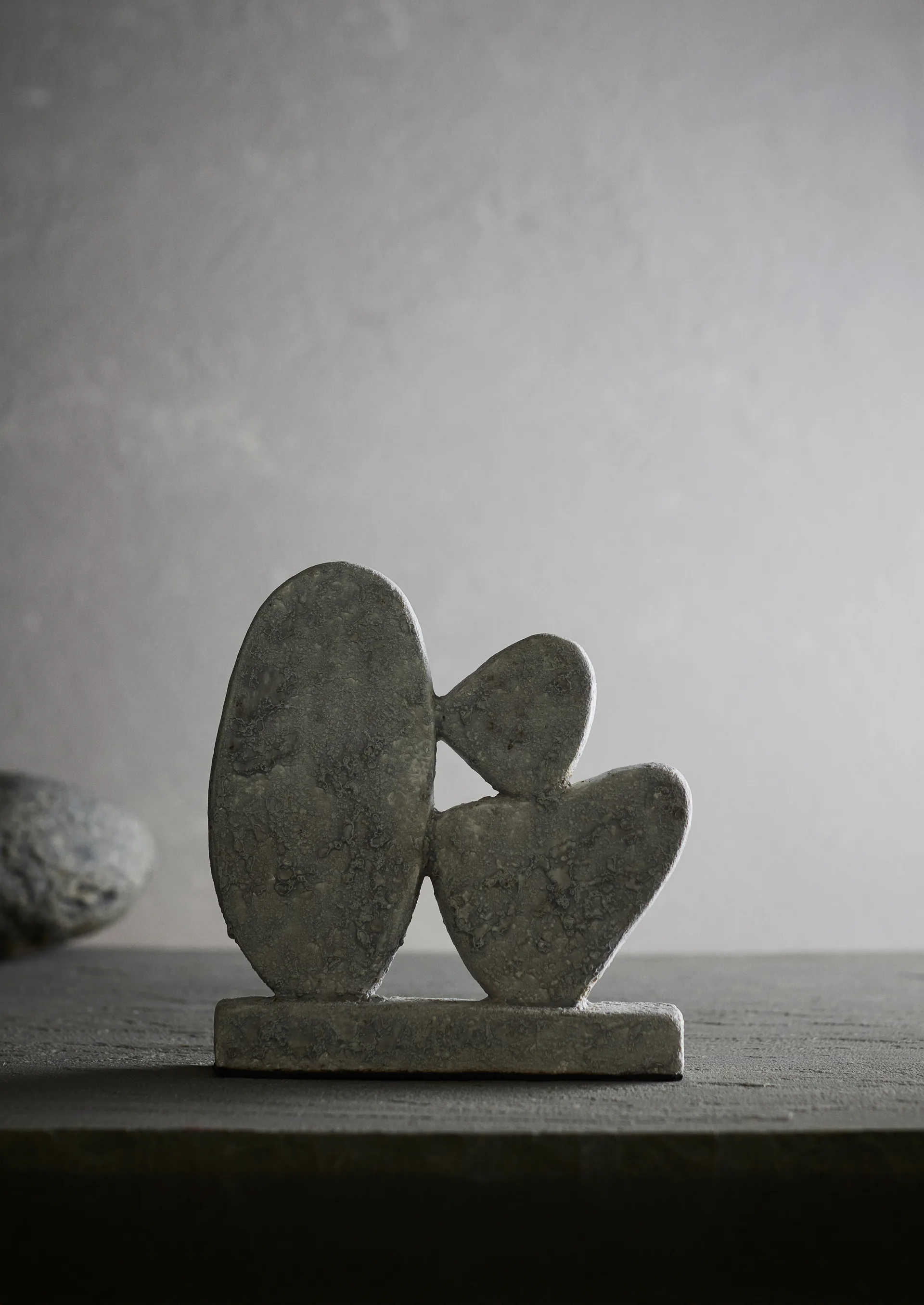 Escultura Luna, Grey, 12×3×21,5 cm MUUBS