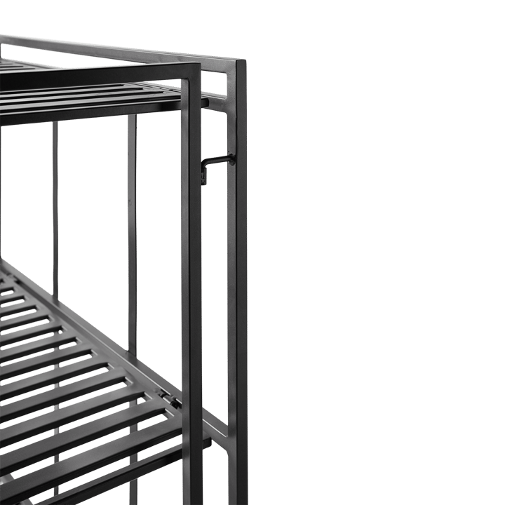 Estantería de pared Manhattan High 65,5x33x111 cm, Black MUUBS