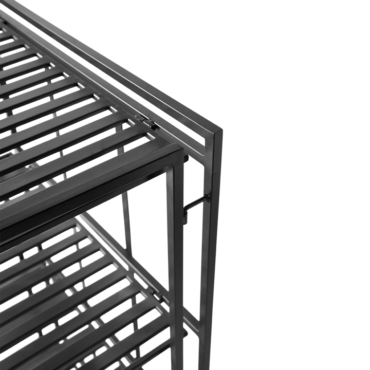 Estantería de pared Manhattan High 65,5x33x111 cm, Black MUUBS
