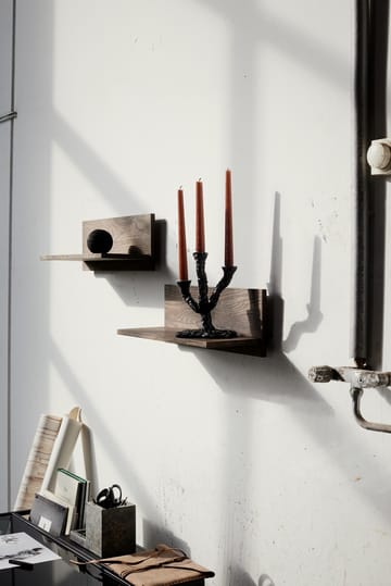 Estantería de pared Tokyo 50 cm - Dark oiled oak - MUUBS