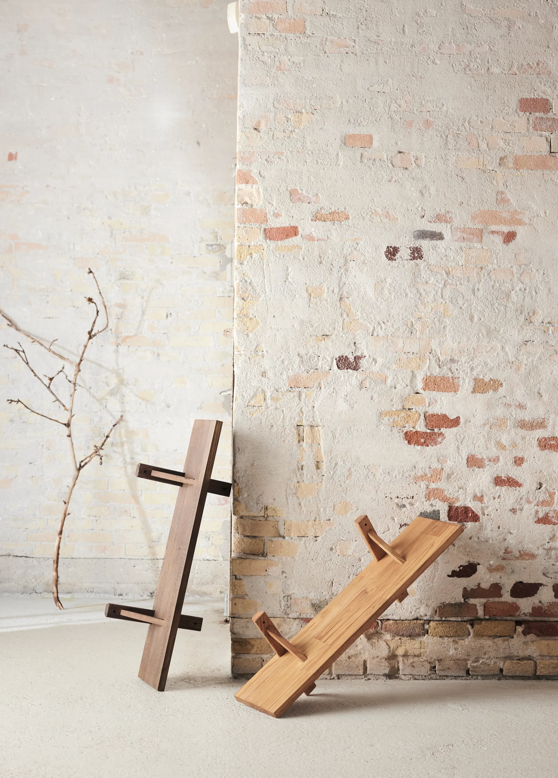 Estantería de pared Toronto 93 cm, Roble aceitado natural MUUBS