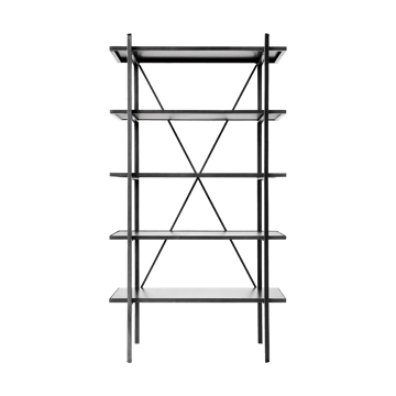 Estantería de suelo Austin 90x160 cm - Negro - MUUBS