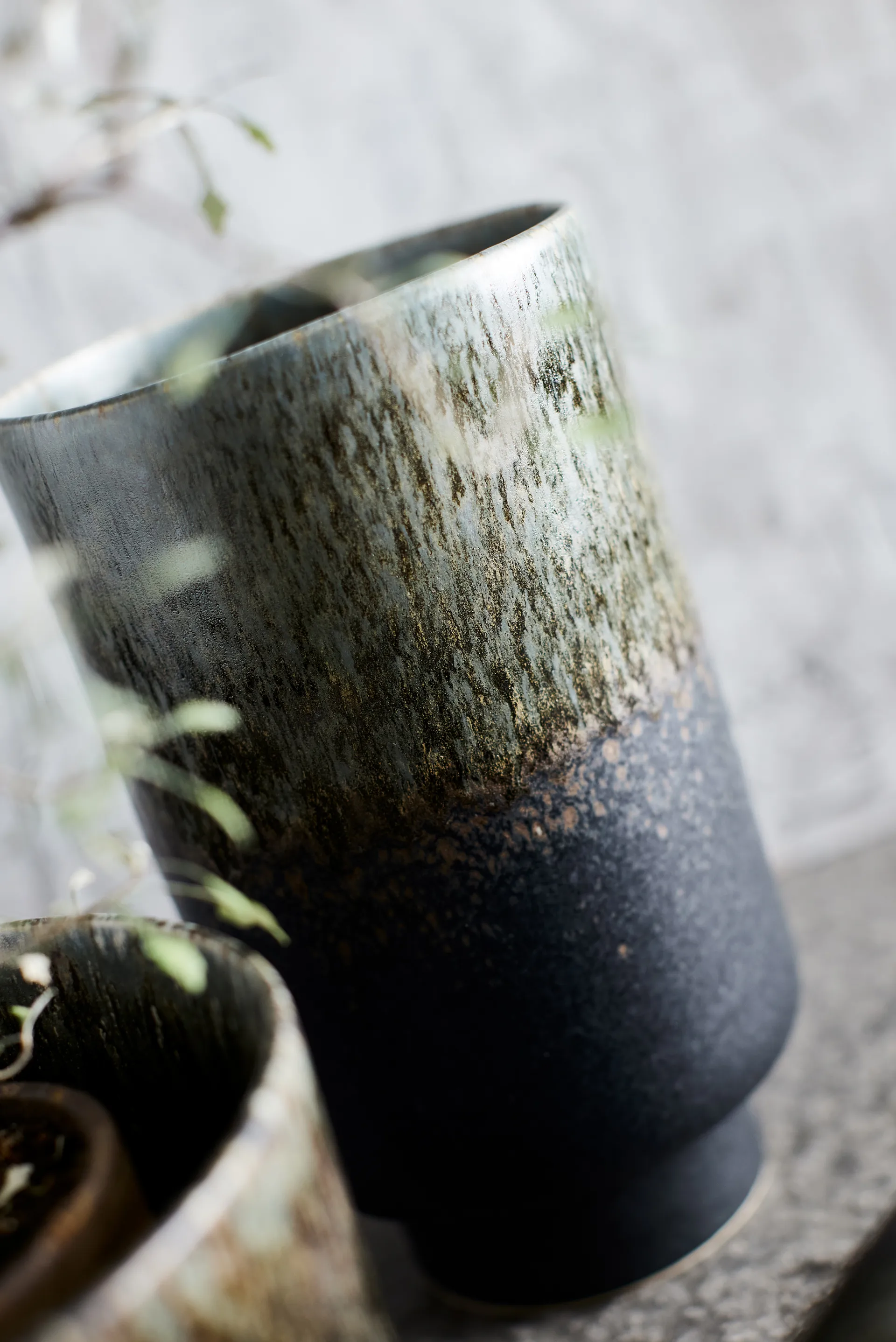 Jarrón Lago M Ø13x22 cm, Forest green MUUBS