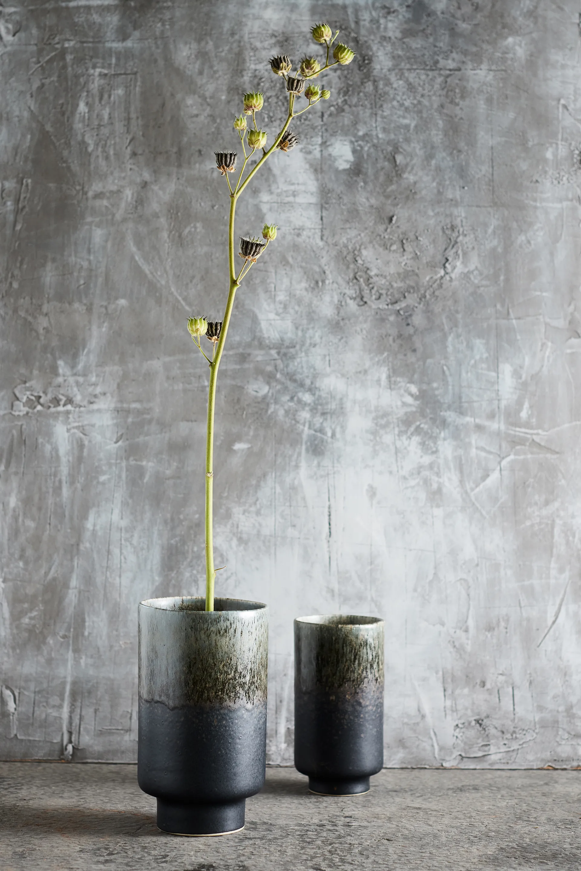 Jarrón Lago S Ø10x18 cm, Forest green MUUBS