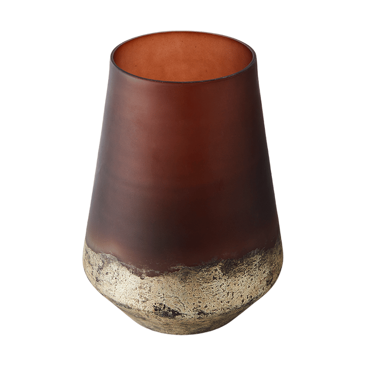 Jarrón Lana Ø18x26 cm, Brown-gold MUUBS