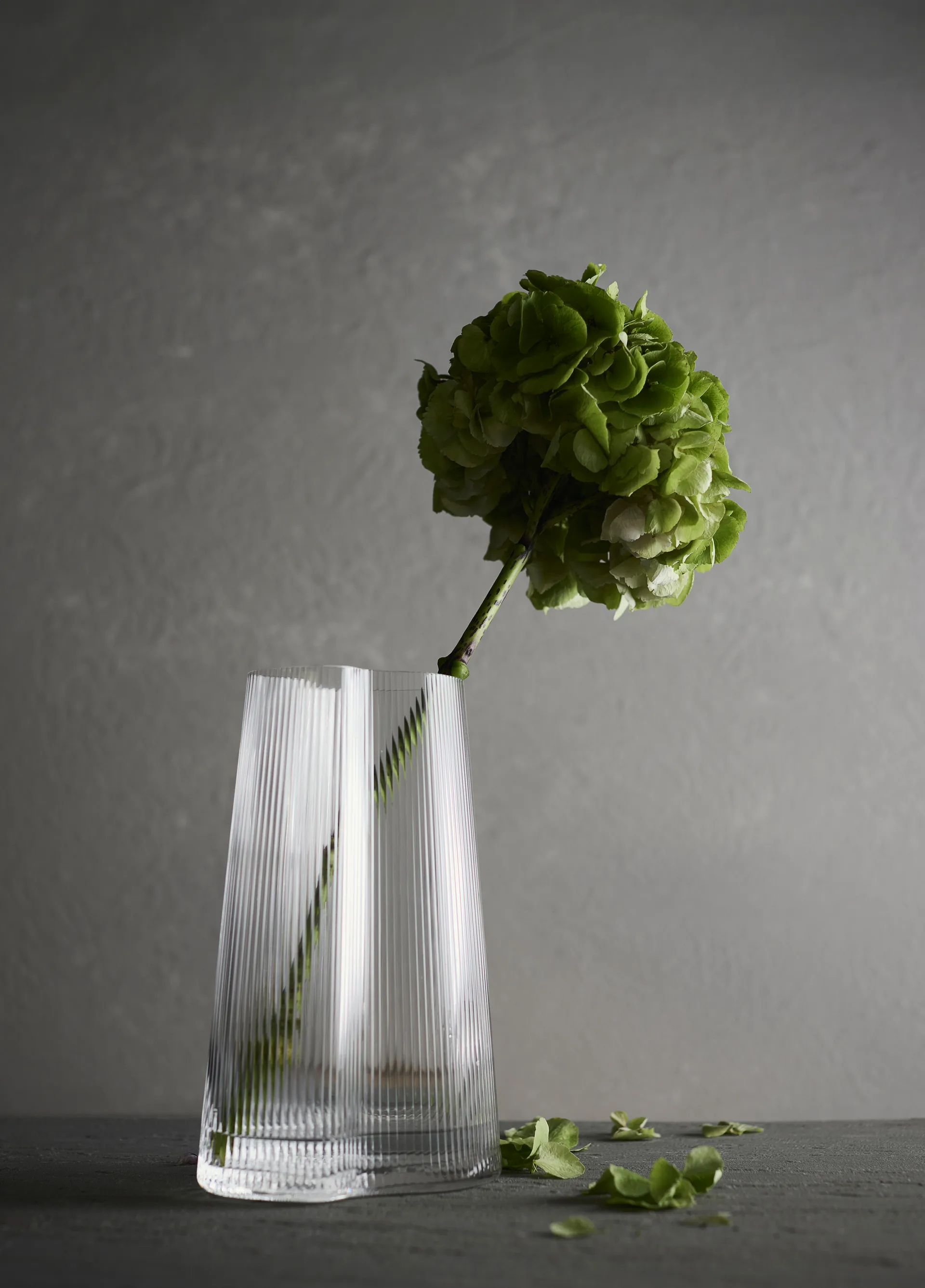 Jarrón Ripe, Transparente, 26 cm MUUBS