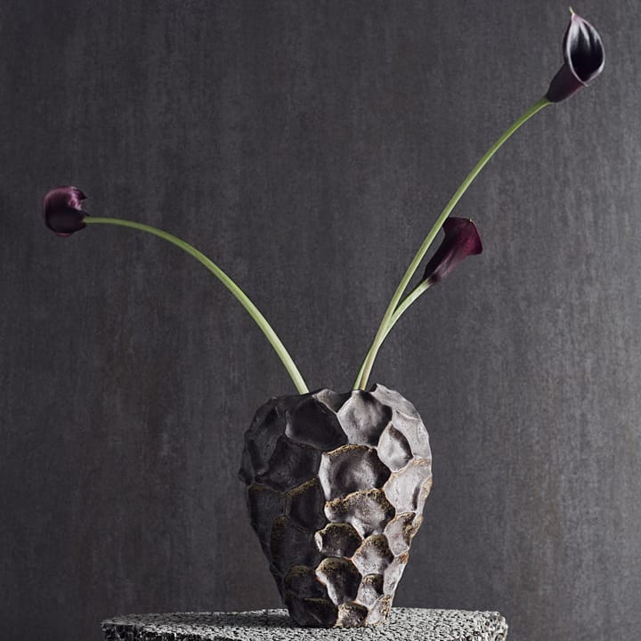 Jarrón Soil 21,5 cm, Chocolate MUUBS