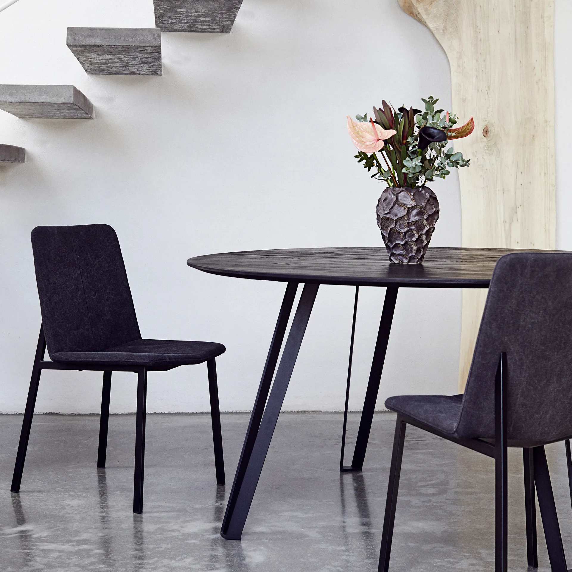 Jarrón Soil 21,5 cm, Chocolate MUUBS