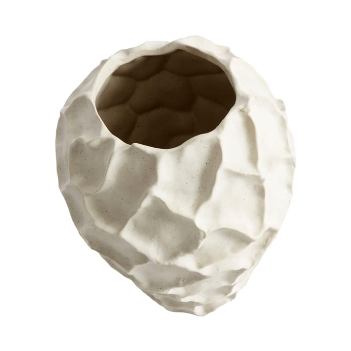 Jarrón Soil 21,5 cm, Vanilla MUUBS