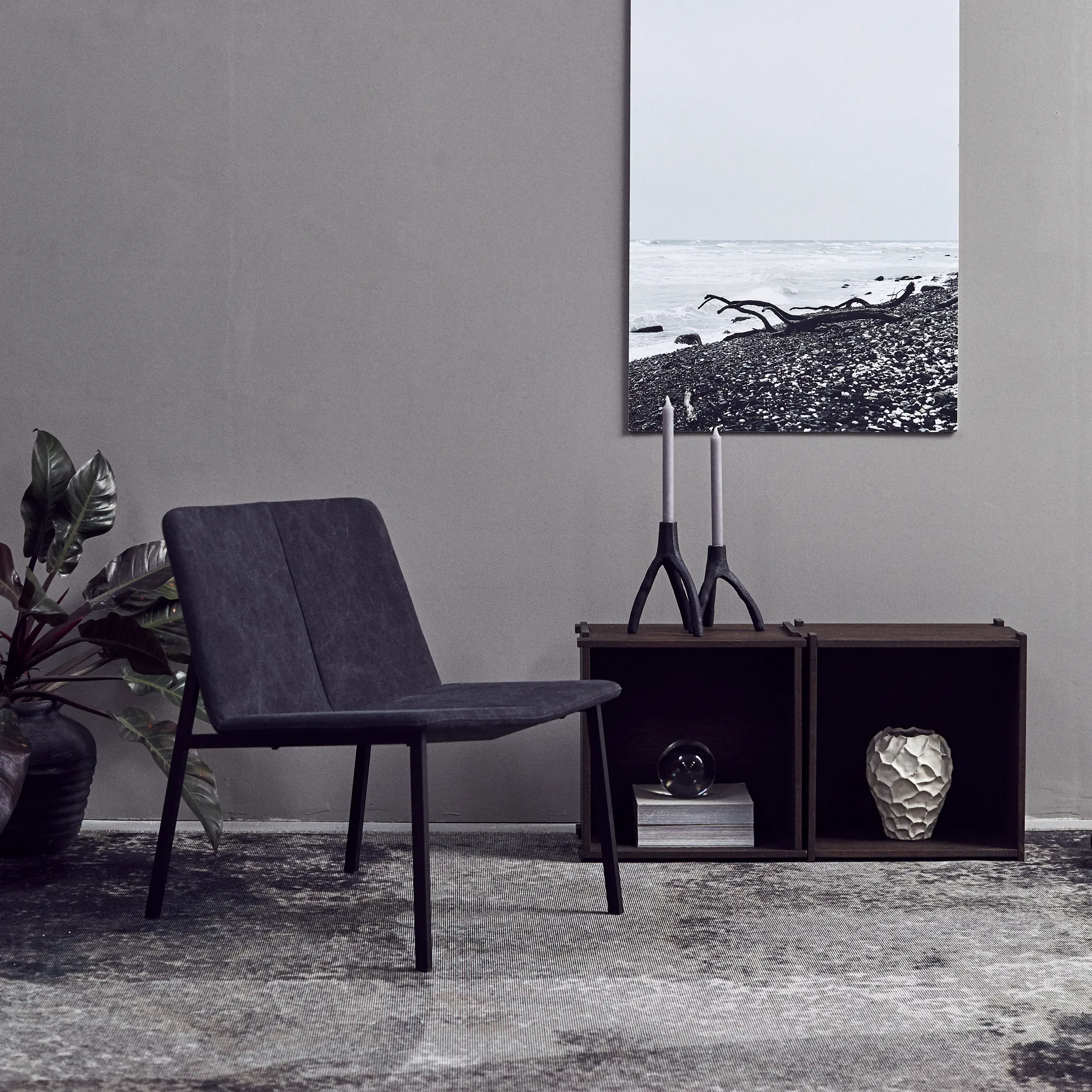 Jarrón Soil 21,5 cm, Vanilla MUUBS