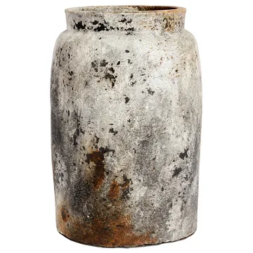 Maceta Echo Ø26 cm h40 cm - óxido-gris - MUUBS