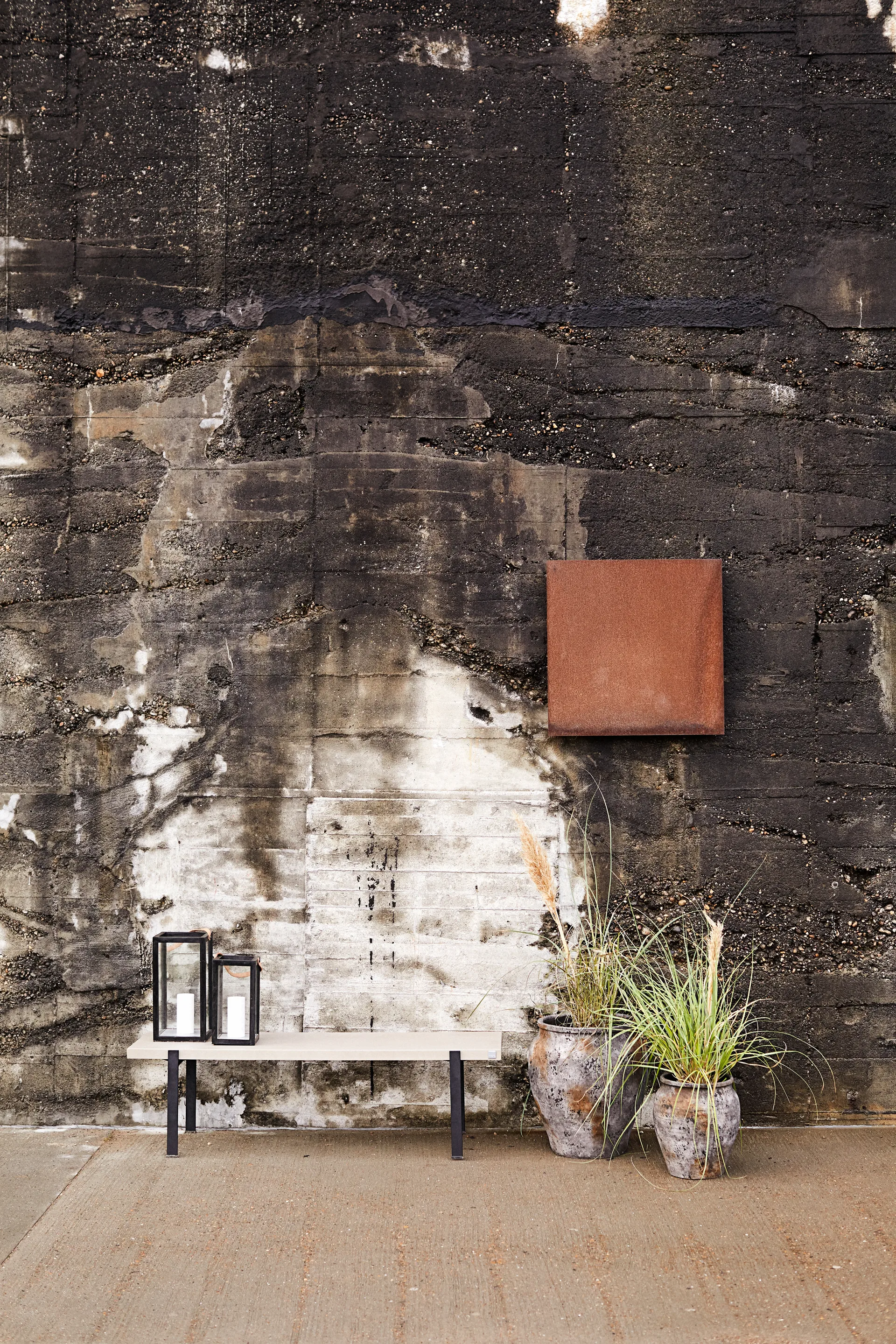 Maceta Hanja h51 cm Ø44 cm, Rustic MUUBS