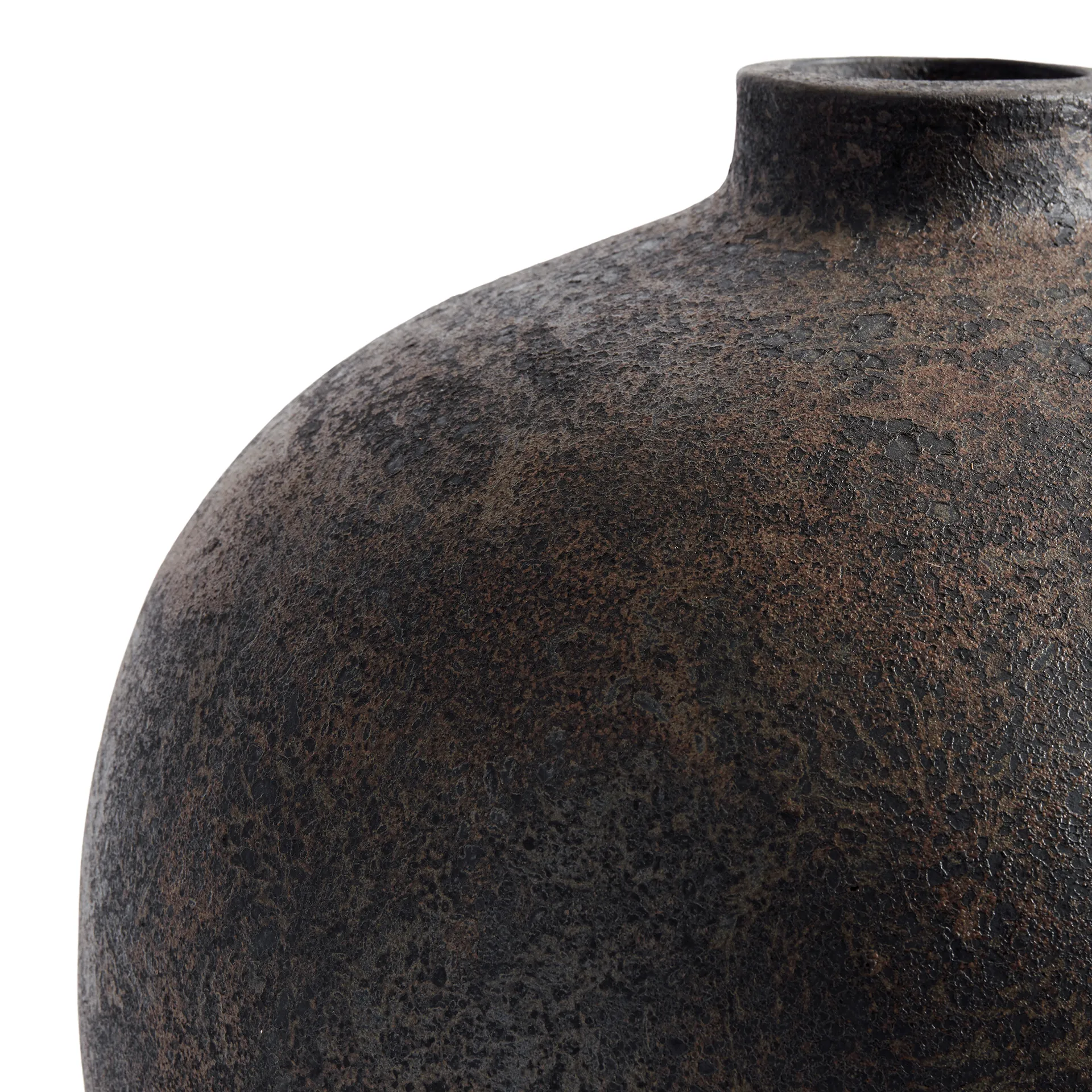 Maceta-Jarrón Memory 60 cm, Marrón/gris terracota MUUBS