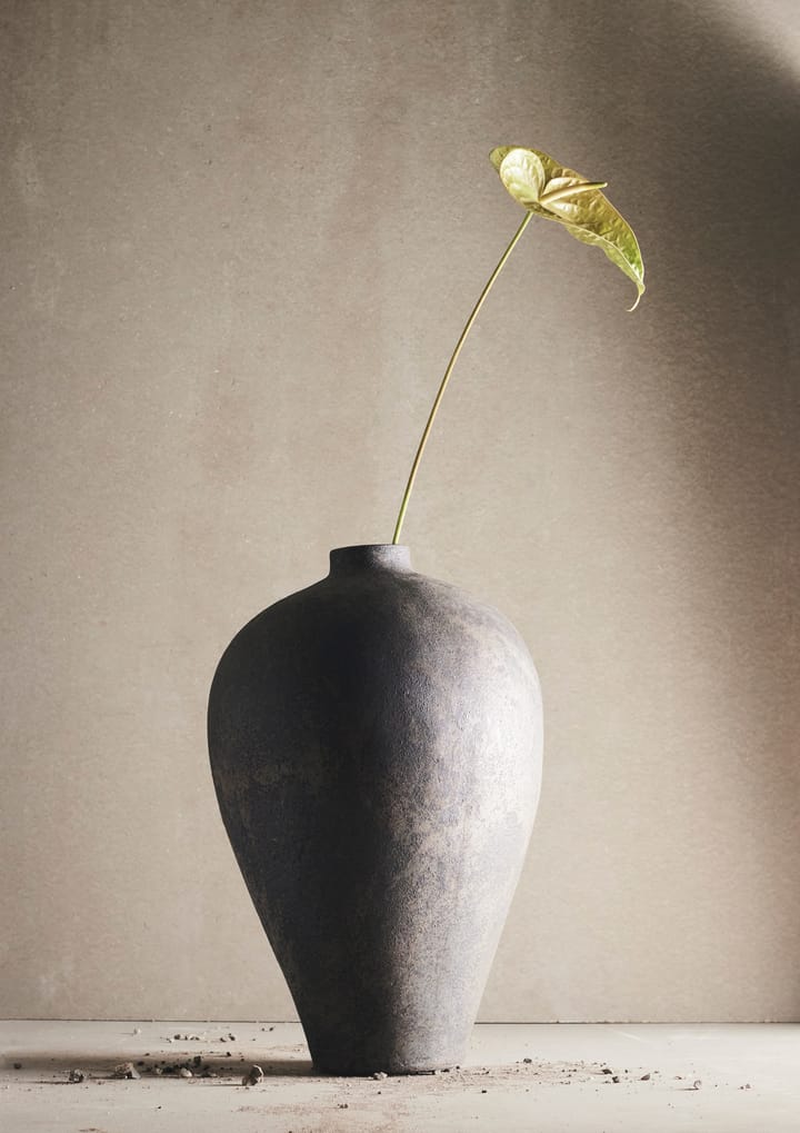 Maceta-Jarrón Memory 60 cm, Marrón/gris terracota MUUBS