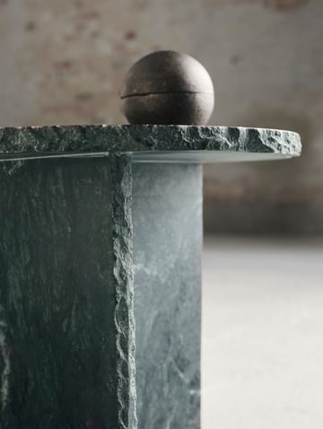 Mesa auxiliar Verde Ø40 cm - Mármol verde - MUUBS