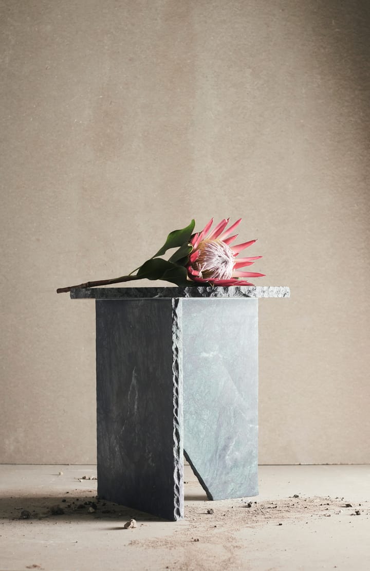 Mesa auxiliar Verde Ø40 cm, Mármol verde MUUBS