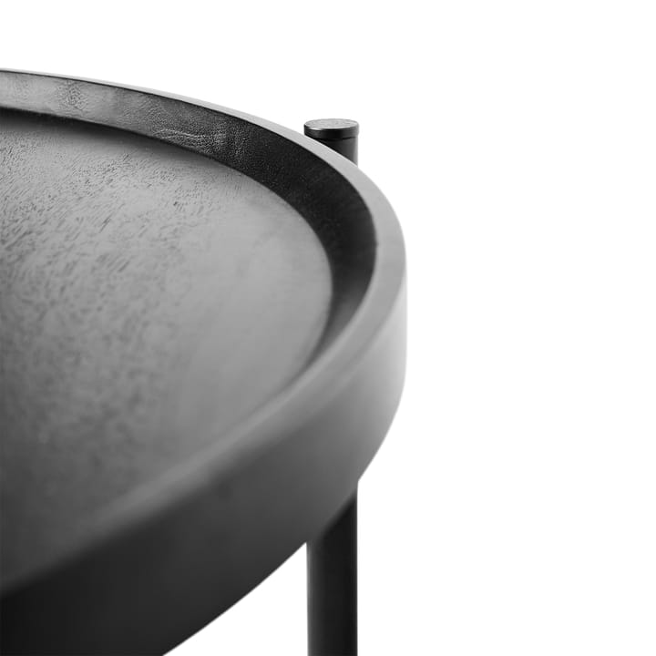 Mesa de centro Nevada Ø70 cm, Negro MUUBS