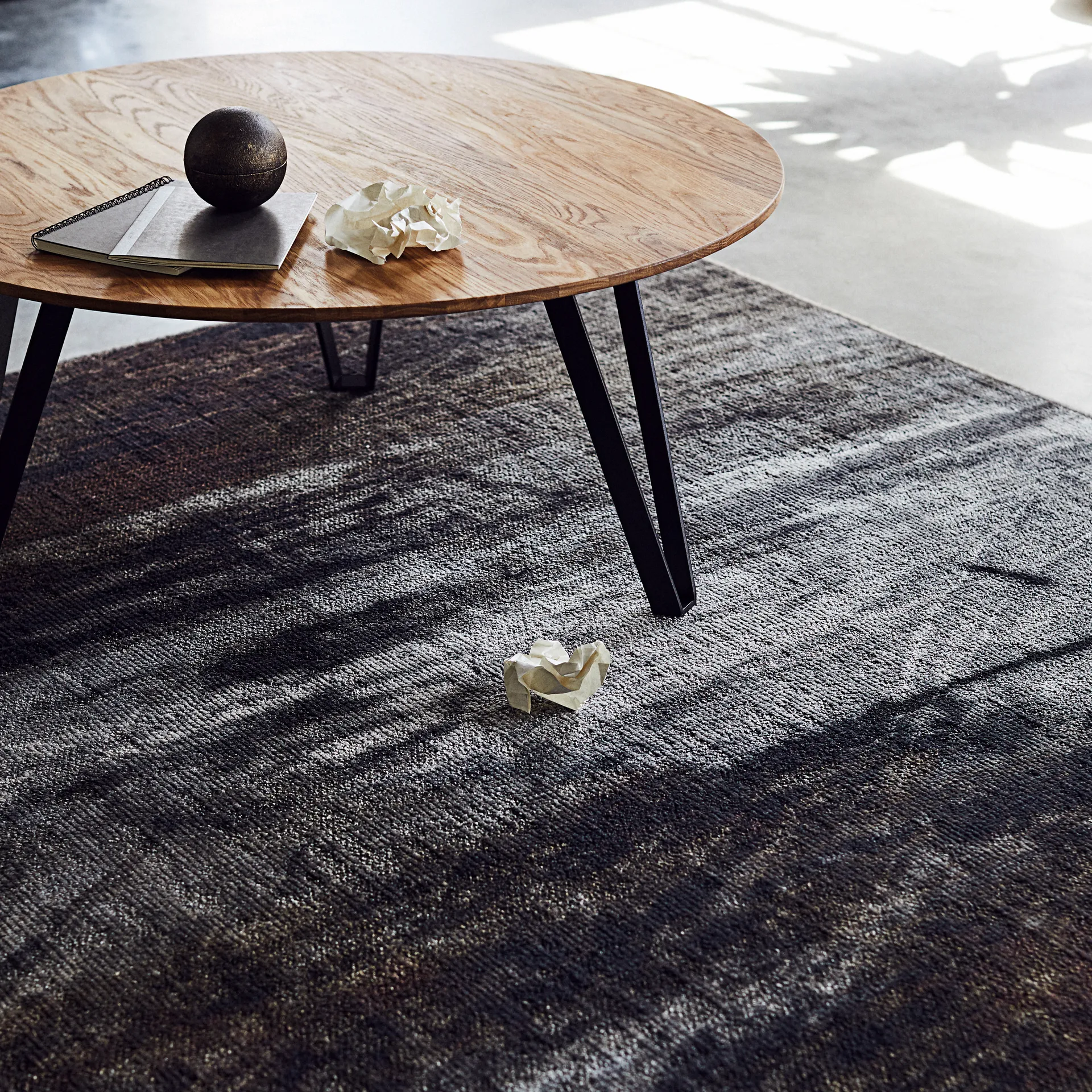 Mesa de centro Space Ø90 cm, roble MUUBS