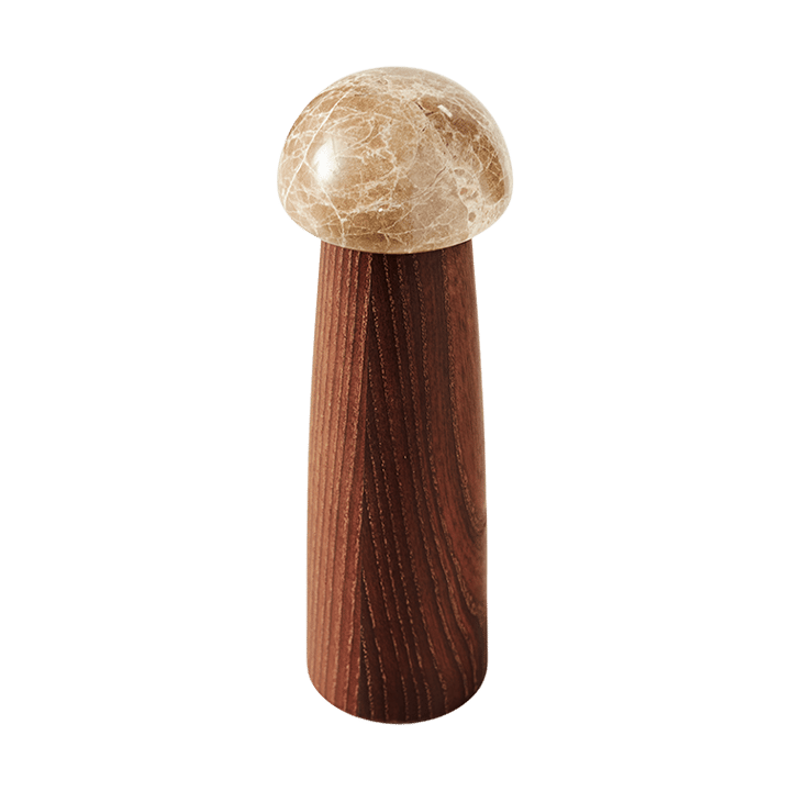 Molinillo de sal y pimienta Yami M, Madera de fresno carbonizada-mármol MUUBS