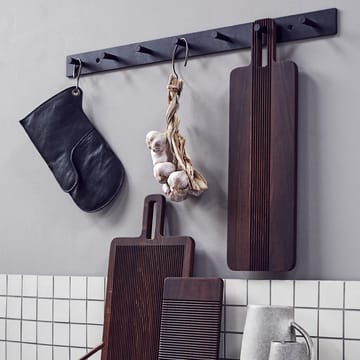 Perchero con ganchos Atlanta 70 cm - negro - MUUBS