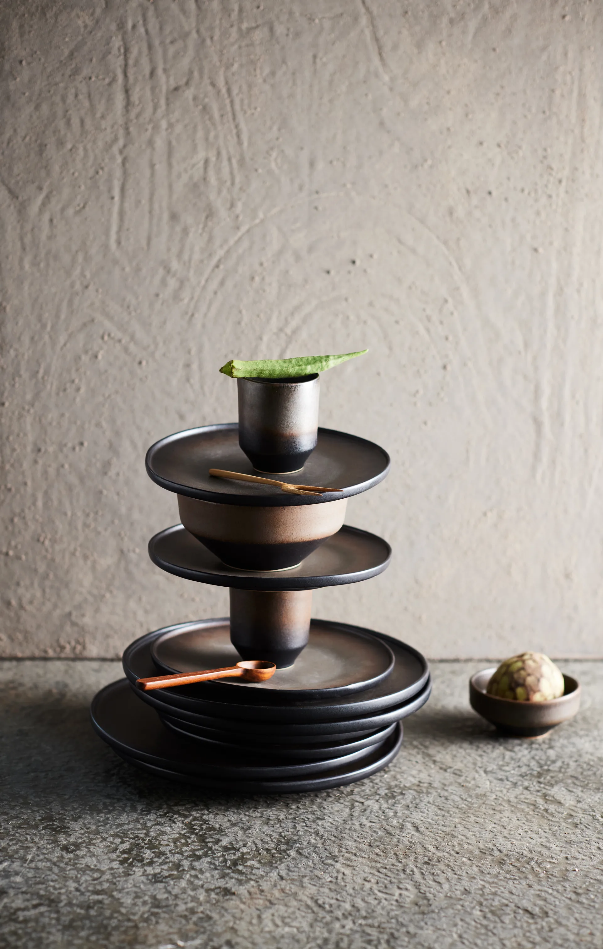 Plato Ceto Ø27,5 cm, Mocha MUUBS