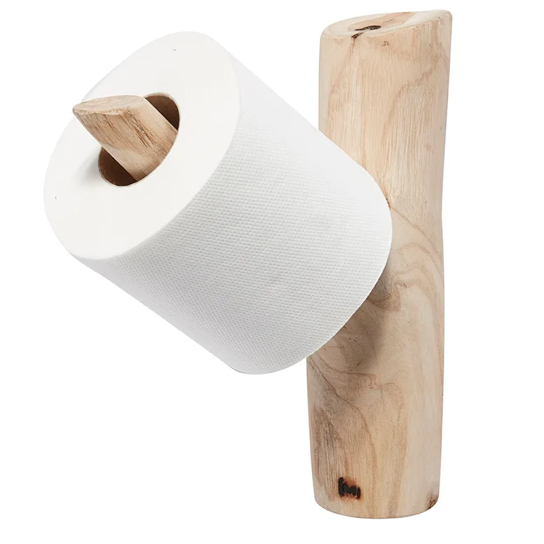 Portarrollos de papel baño Twig, natural MUUBS