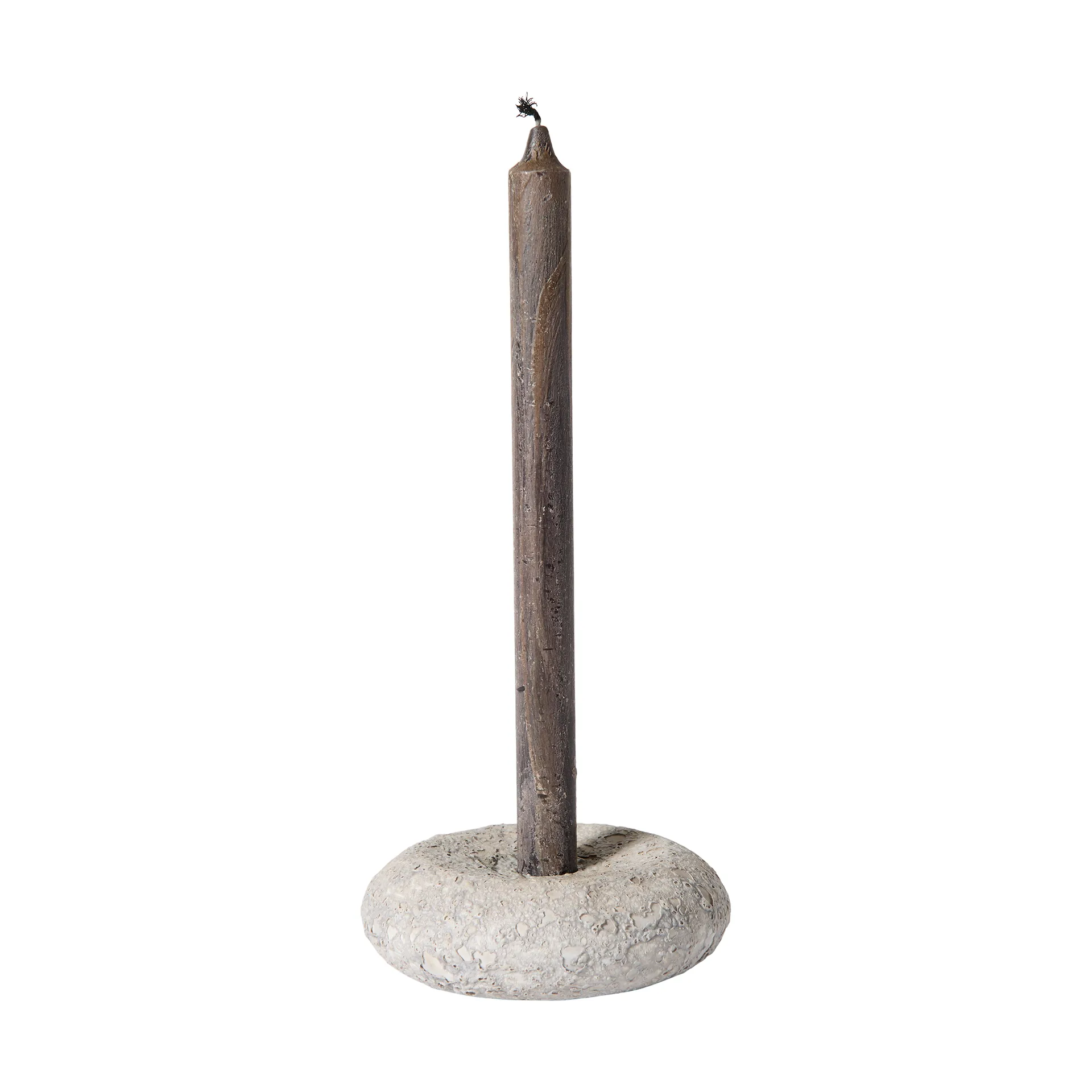 Portavelas Luna, Grey, Ø13x4,8 cm MUUBS
