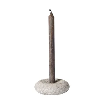 Portavelas Luna - Grey, Ø13x4,8 cm - MUUBS