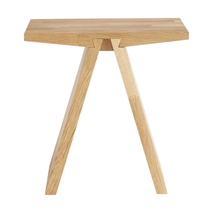 Taburete Angle 45x45x29 cm - Roble - MUUBS