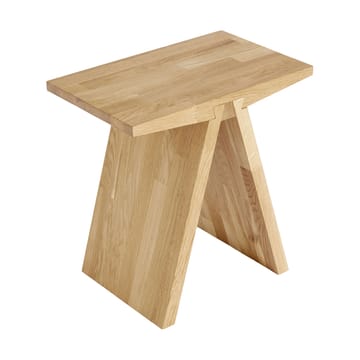 Taburete Angle 45x45x29 cm - Roble - MUUBS