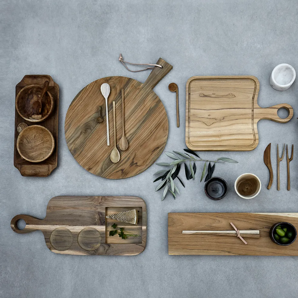 Tenedor para olivas Muubs, natural MUUBS