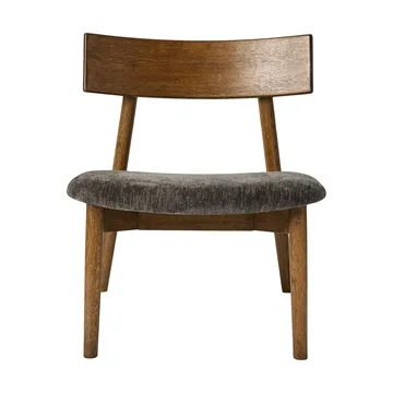 Tetra lounge chair - Tela color granito-roble aceitado oscuro - MUUBS