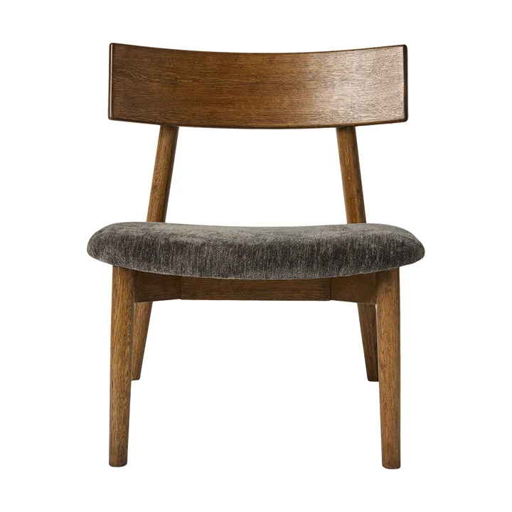 Tetra lounge chair - Tela color granito-roble aceitado oscuro - MUUBS