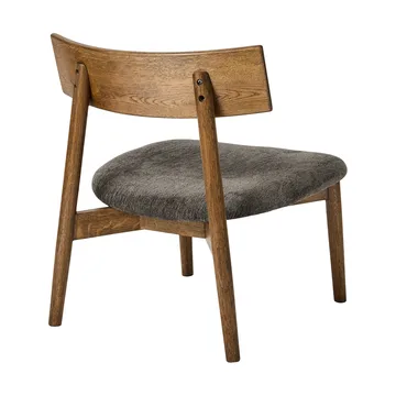 Tetra lounge chair - Tela color granito-roble aceitado oscuro - MUUBS