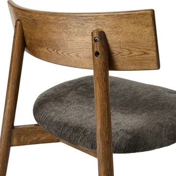 Tetra lounge chair - Tela color granito-roble aceitado oscuro - MUUBS