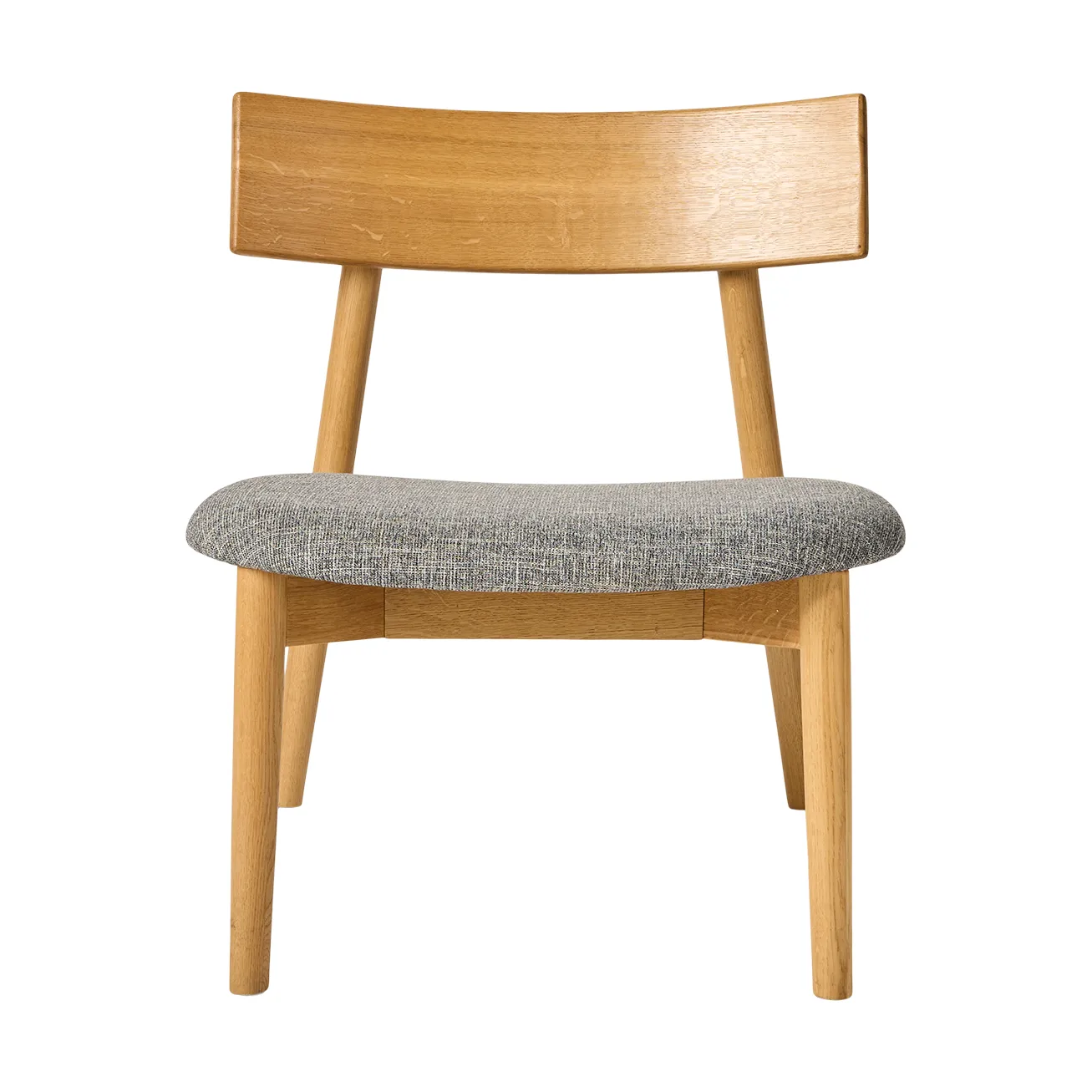 Tetra lounge chair, Tela color hormigón-roble aceitado natural MUUBS