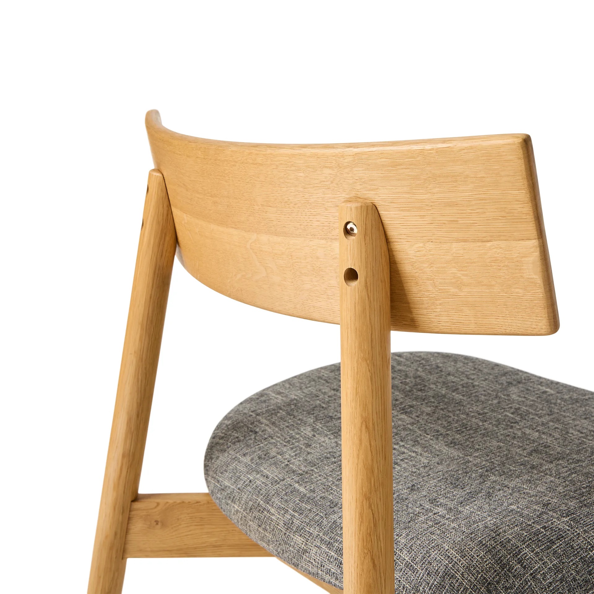 Tetra lounge chair, Tela color hormigón-roble aceitado natural MUUBS
